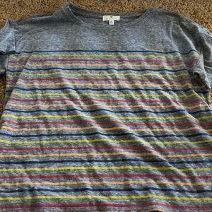 Striped short sleeve shirt